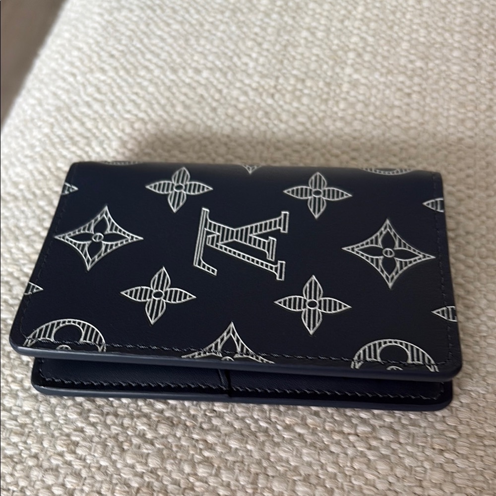 Louis Vuitton Black Monogram Card Holder